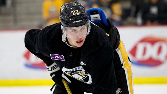 Rookie camp: Poulin 'stuck with it' after healthy scratch, taking major strides taken in Cranberry, Pa. (Penguins)